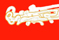 Vorlage mit abstarktem rotem Hintergrund