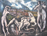 Laokoon, 1604-1614, El Greco, Öl auf Leinwand, 142 × 193 cm