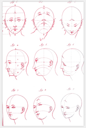 Form Proportion Und Aufbau 2 Seite Gesichter Zeichnen