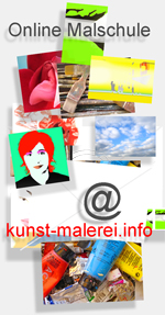 Malschule Logo kunst malerei info