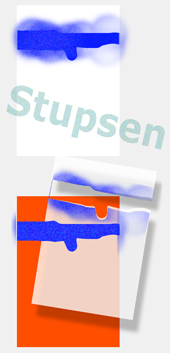 Stupsen mit Hilfe von Schablonen