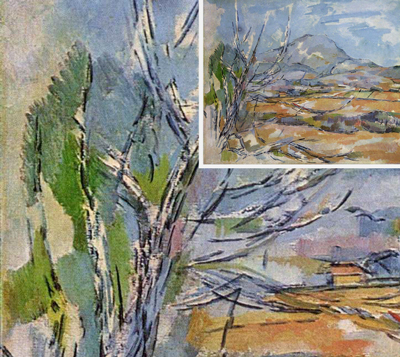 alla Primamalerei von Paul Cezanne auf grauer Grundierung