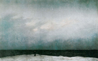 Caspar David Friedrich (1774-1840), Der Mönch am Meer, 1808/1810, Öl auf Leinwand, 110 x 171,5 cm