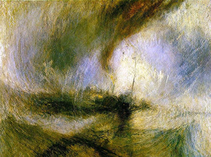 Farbenspiel, Malübungen wie William Turner