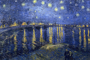 Vincent van Gogh (1853-1890), Die Rhone bei Nacht, 1888, Öl auf Leinwand, 72.5 × 92 cm, Musée d'Orsay in Paris