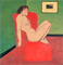 Vallotton,  Frau in rotem Sessel